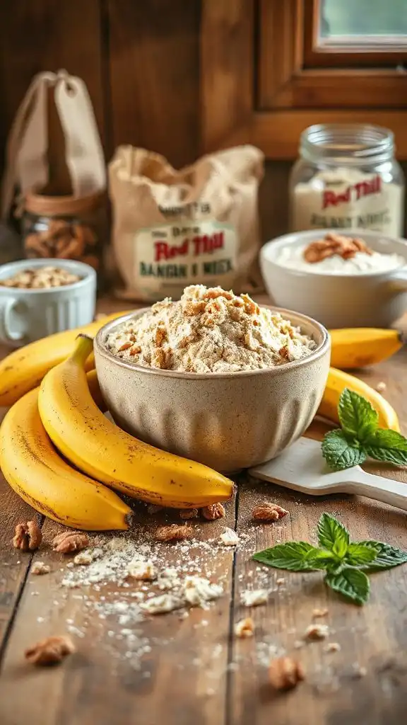 gluten free banana muffin mix