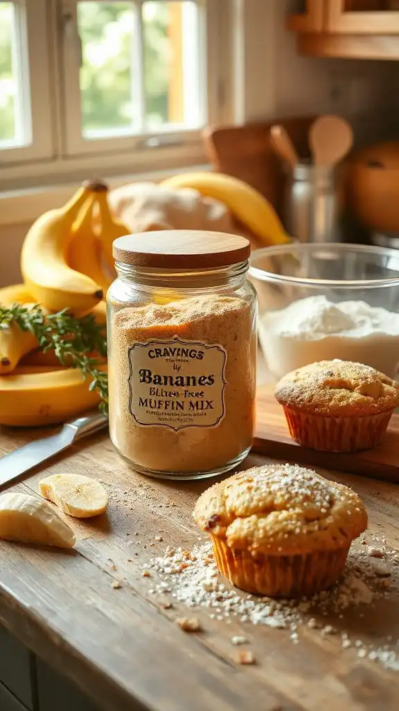 gluten free banana muffin mix