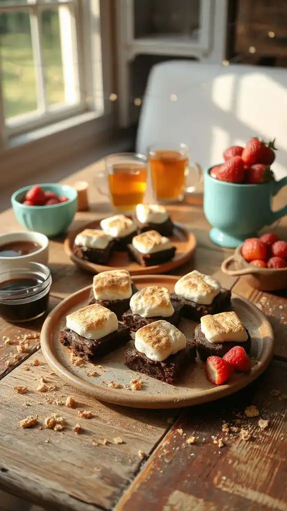 gluten free brownie s mores bites gluten free brownie s mores bites