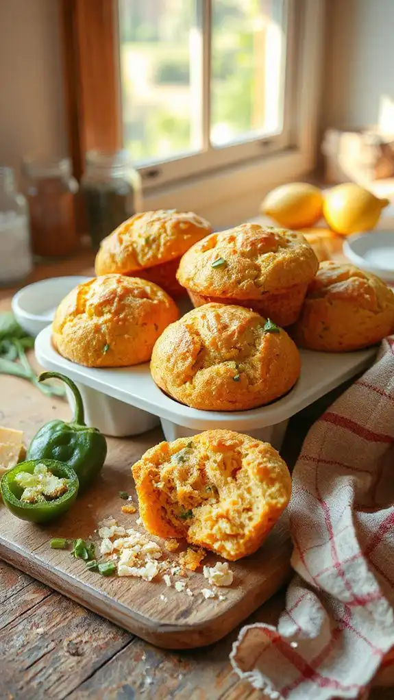 gluten free cheesy corn muffins