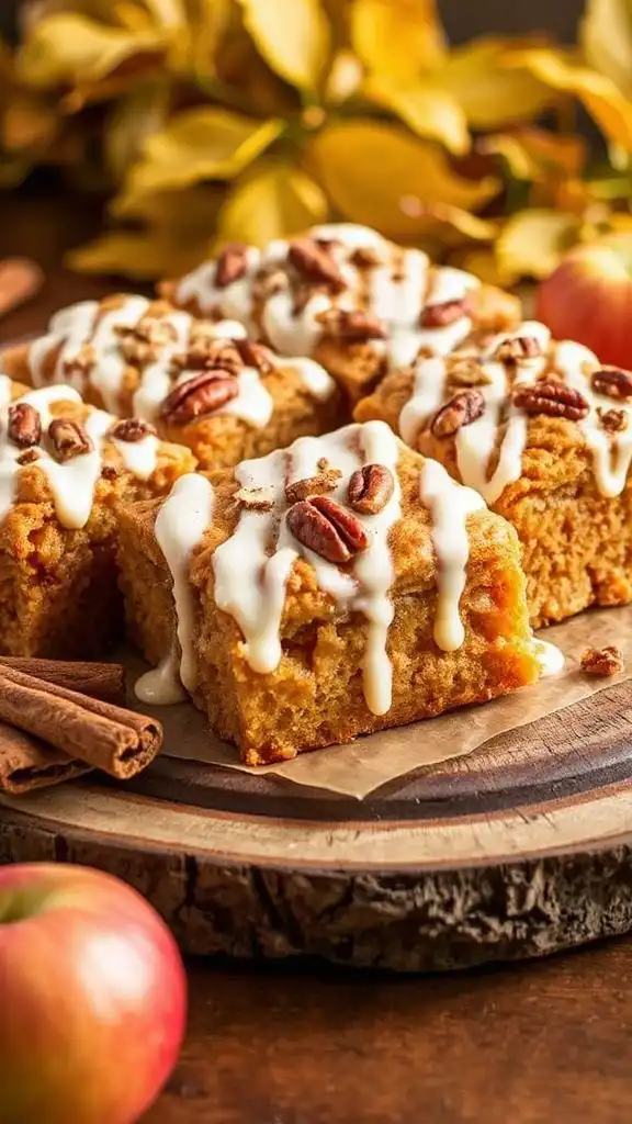 gluten free cinnamon roll bars