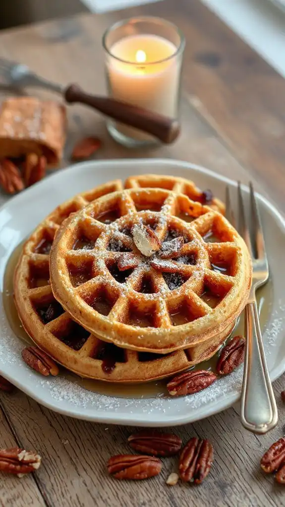 gluten free cinnamon roll waffles gluten free cinnamon roll waffles