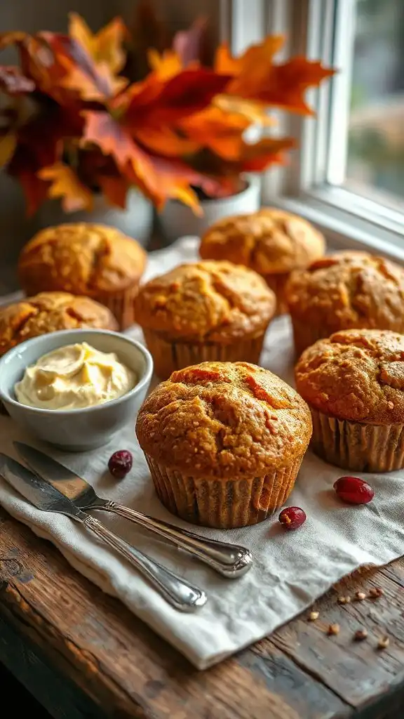 gluten free pumpkin millet muffins