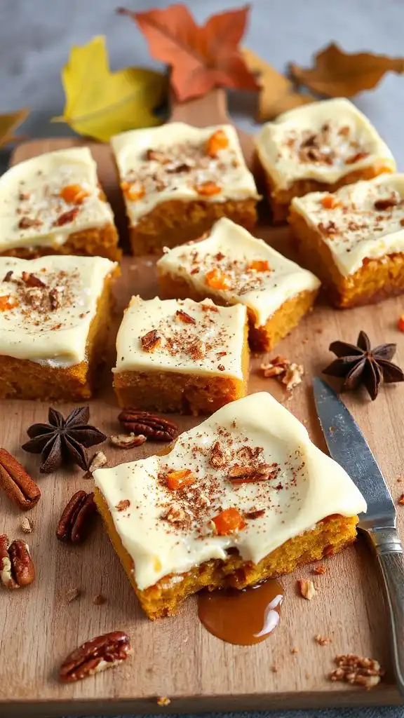 gluten free pumpkin spice bars