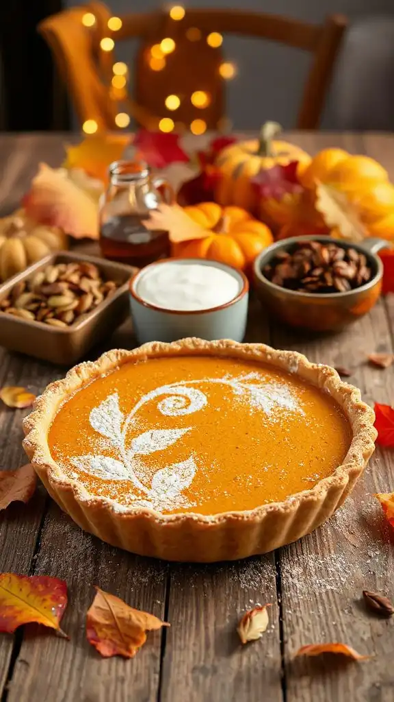 gluten free spiced pumpkin pie