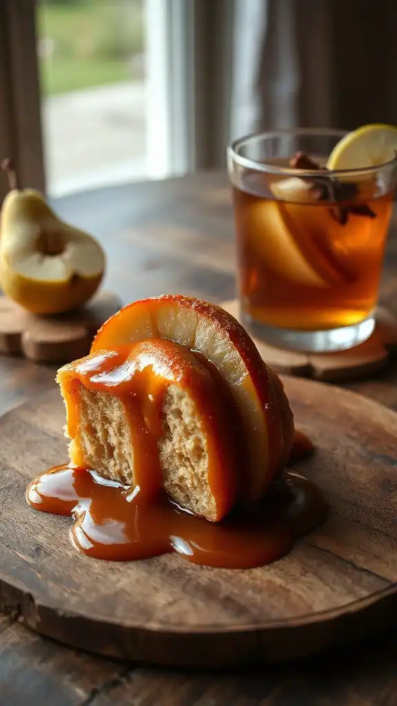 gooey caramel pear pudding pairings