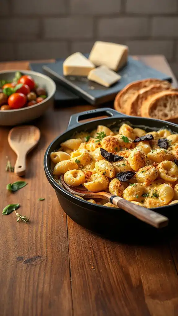 gourmet truffle mac and cheese