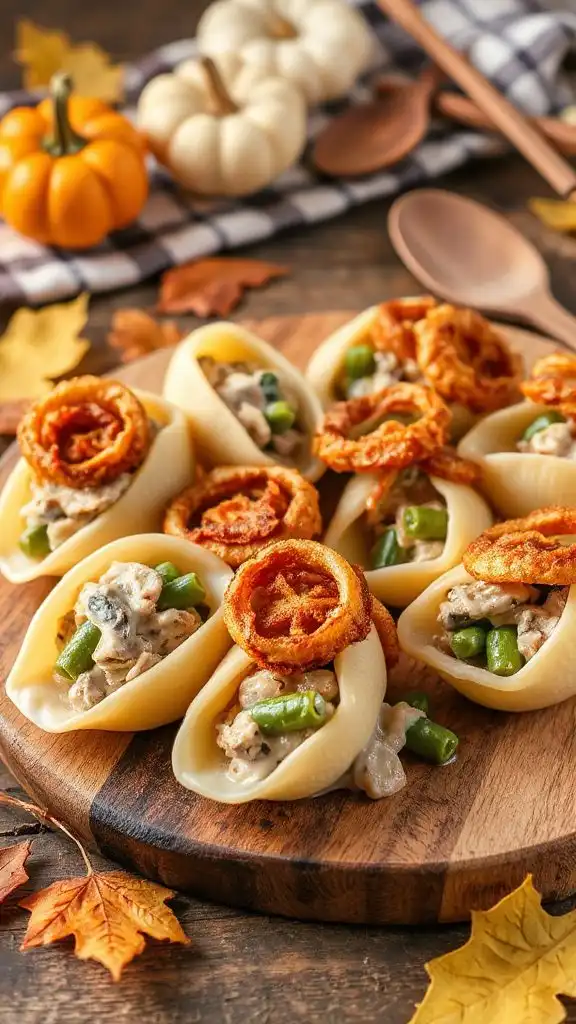 green bean casserole shells green bean casserole shells