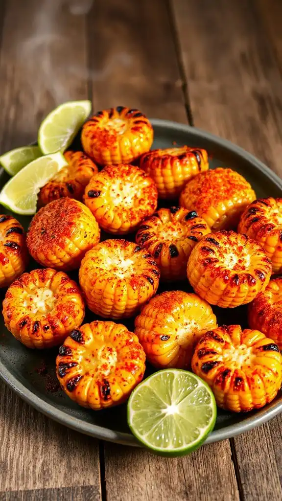 grilled chili lime corn