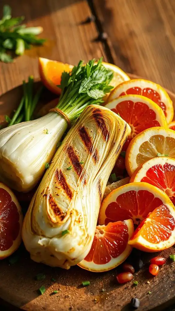 grilled fennel citrus salad