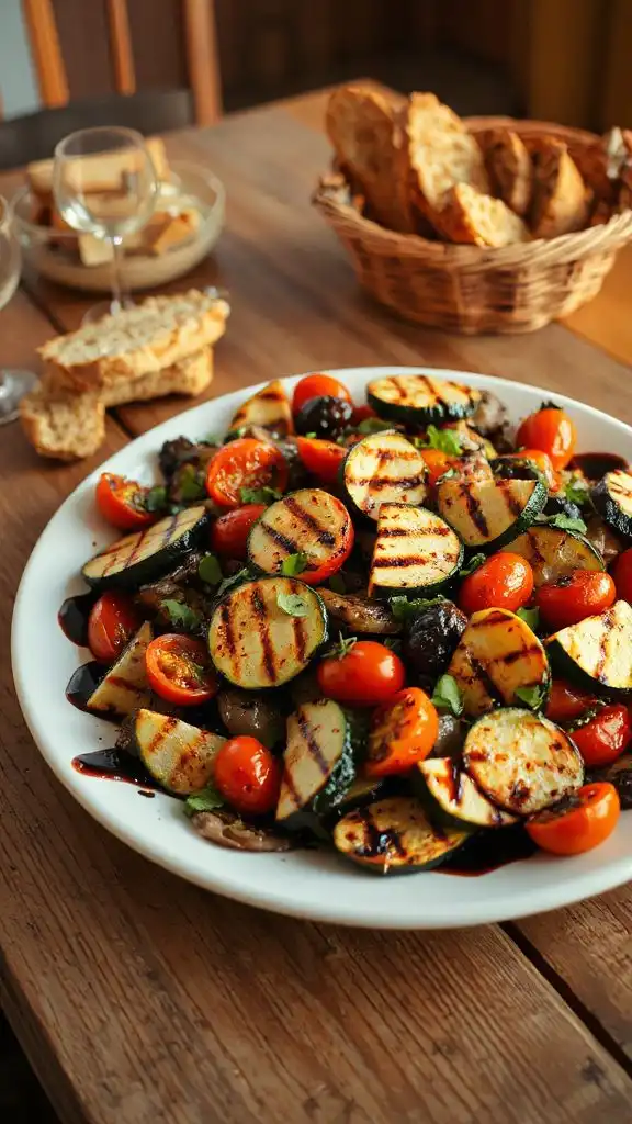 grilled vegetable salad recipe