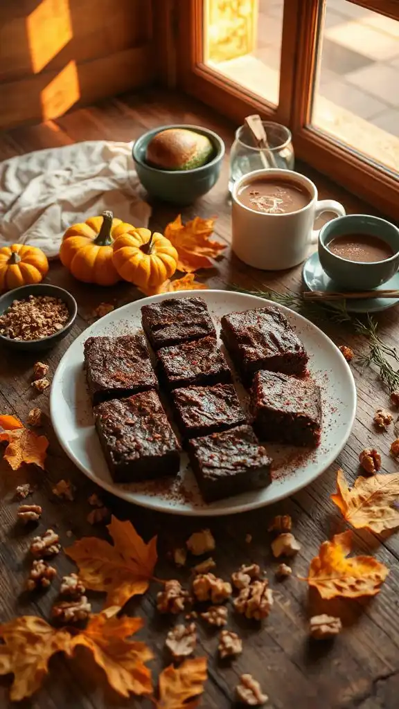 guilt free chocolate avocado brownies