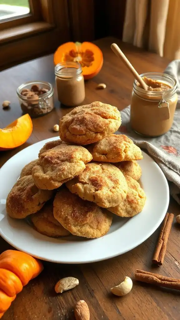 guilt free cinnamon nut cookies
