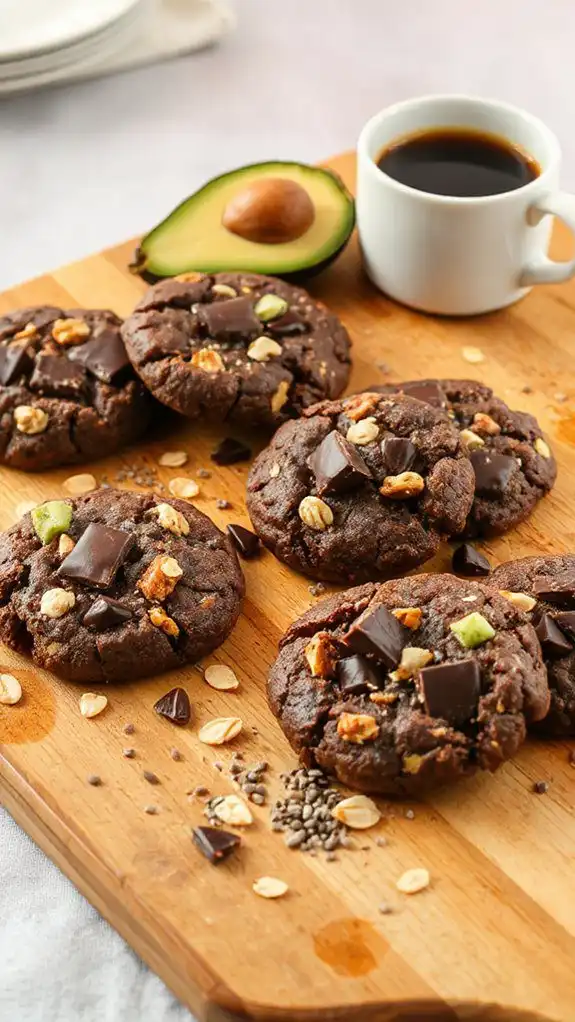 guilt free dark chocolate cookies
