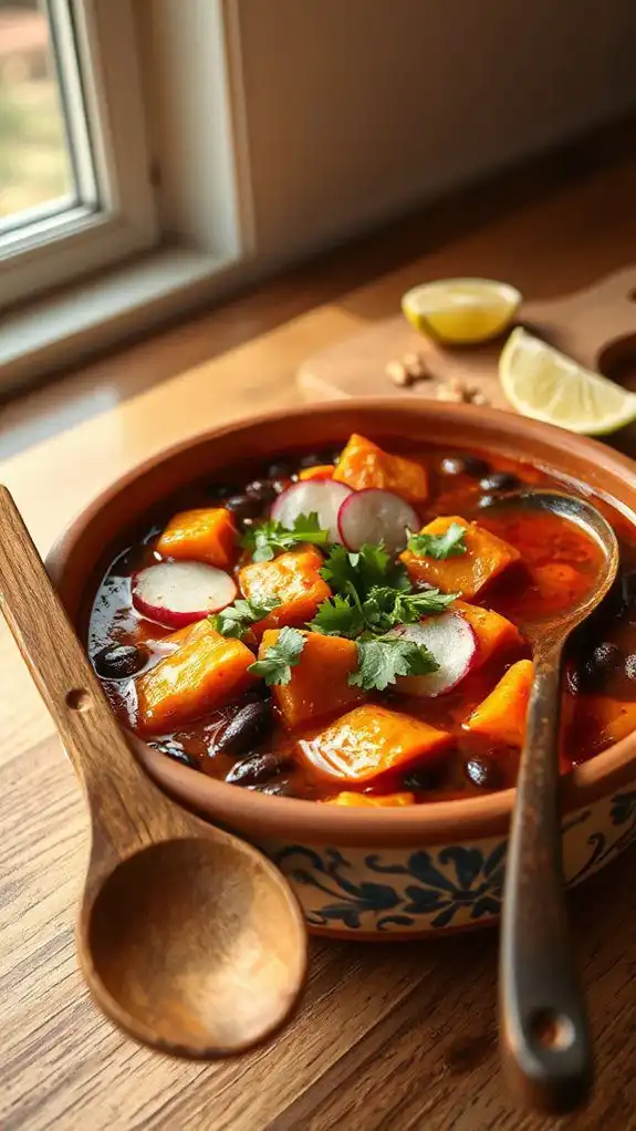 harissa sweet potato soup