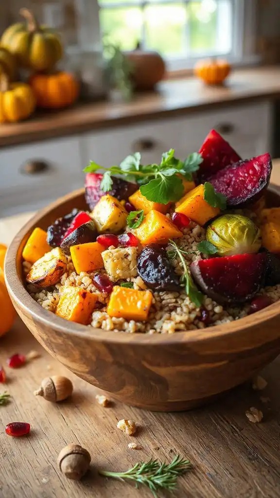 harvest bowl with veggies
