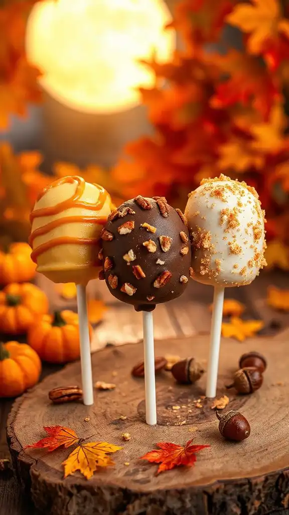 harvest moon cake pops