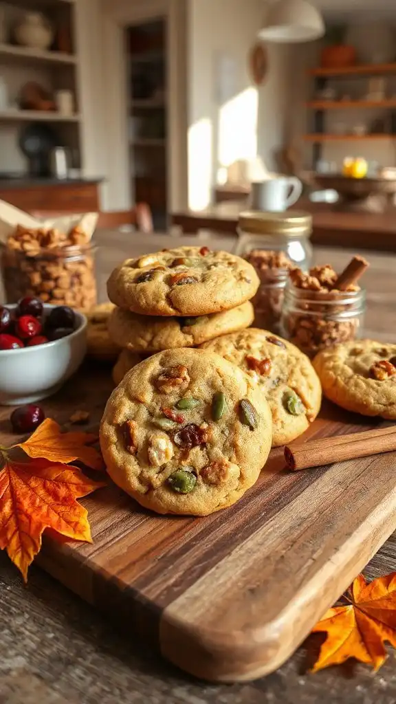 harvest trail mix cookies