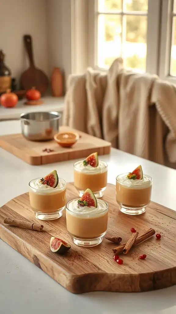 hassle free autumn panna cotta