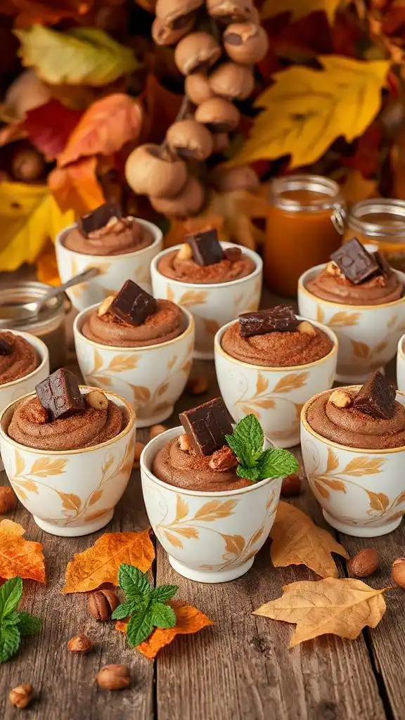 hazelnut maple mousse delight