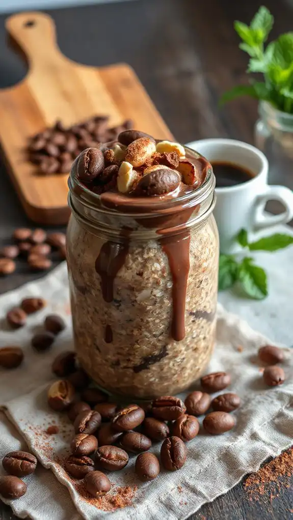 hazelnut mocha overnight oats hazelnut mocha overnight oats