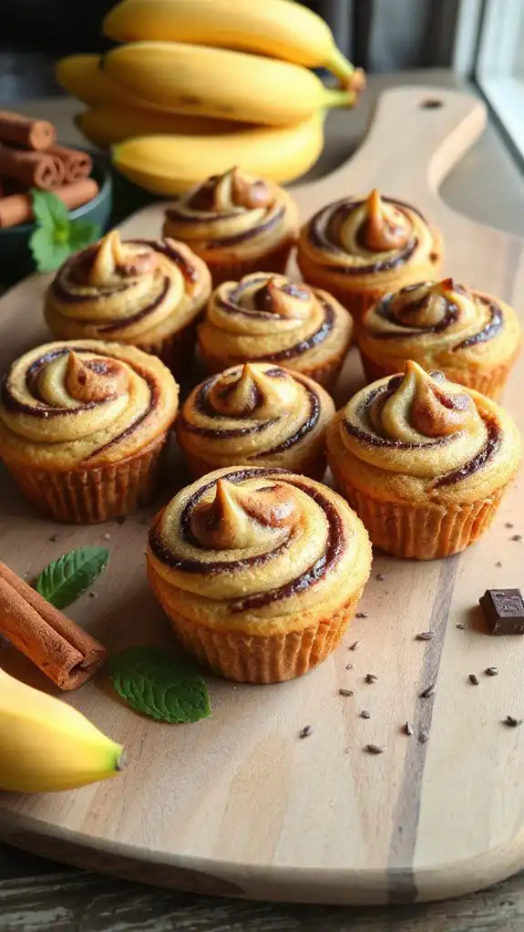 healthier banana bread muffins