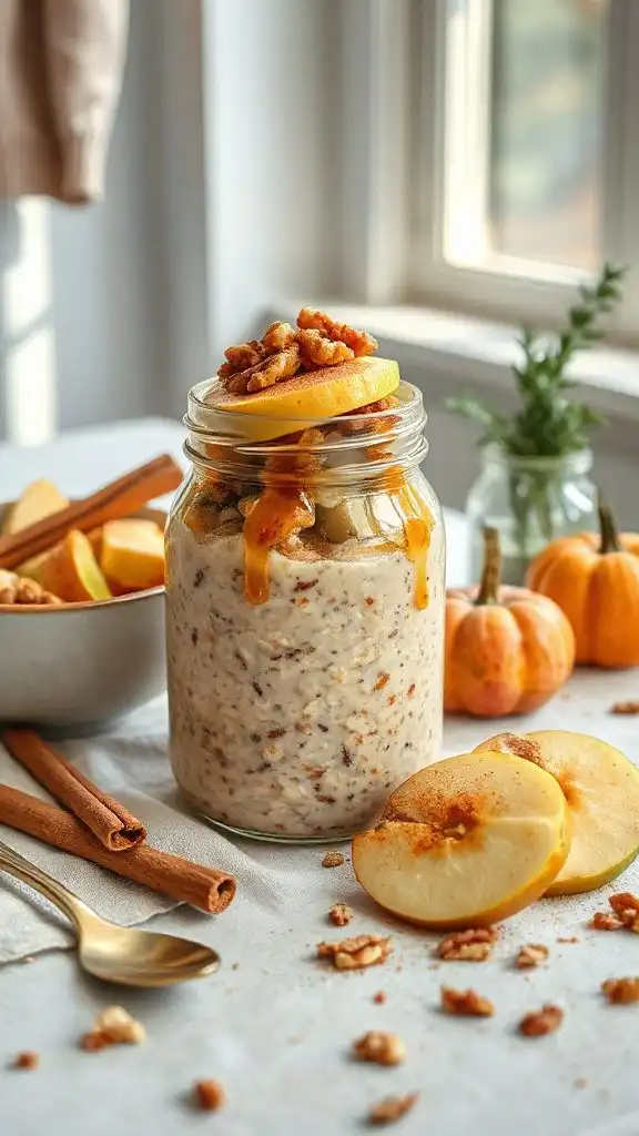 healthy apple cinnamon oats