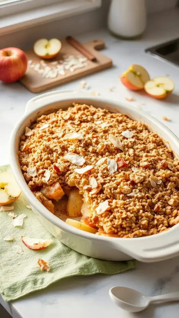 healthy apple coconut dessert healthy apple coconut dessert