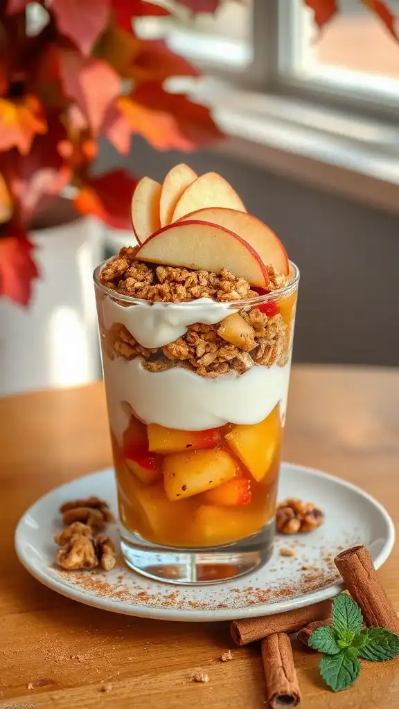 healthy apple yogurt parfait healthy apple yogurt parfait