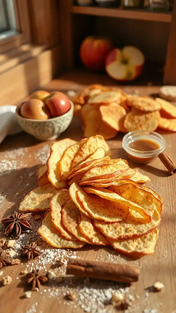 healthy baked apple chips healthy baked apple chips