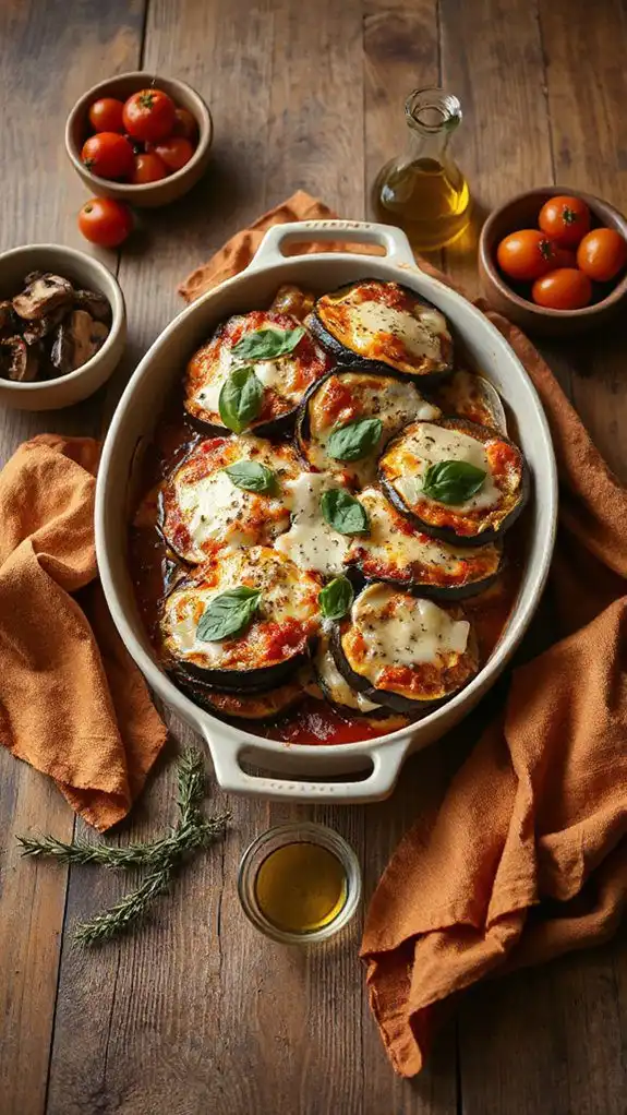 healthy baked eggplant dish