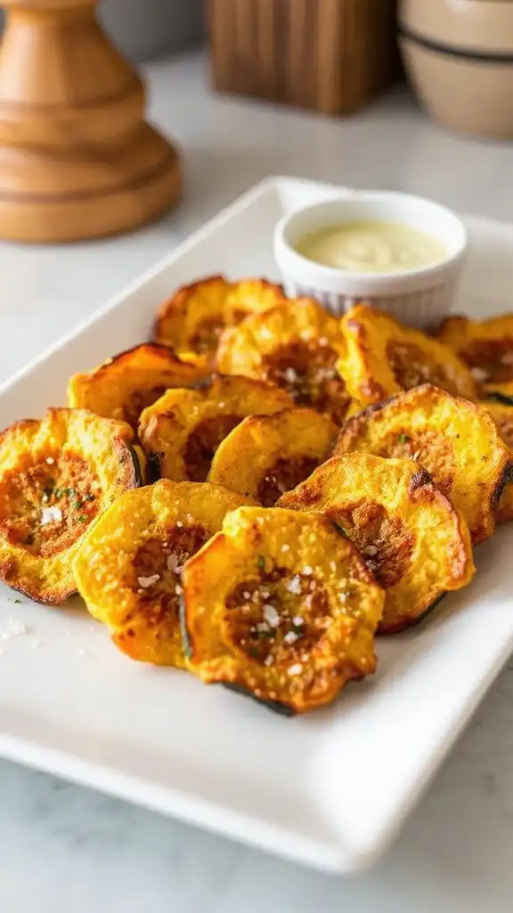healthy baked parmesan crisps