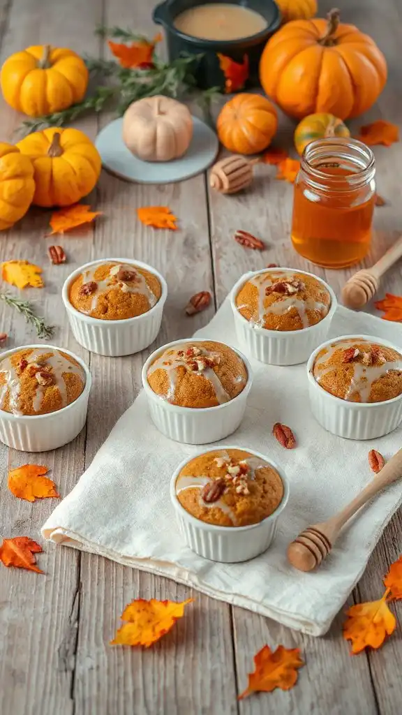 healthy low sugar pumpkin muffins