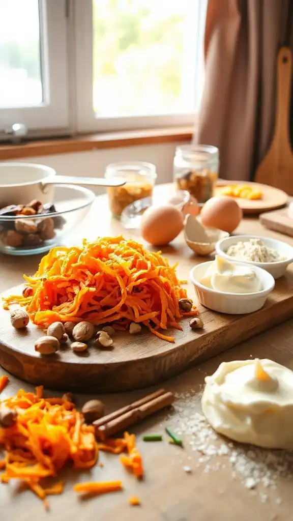 healthy mini carrot cakes