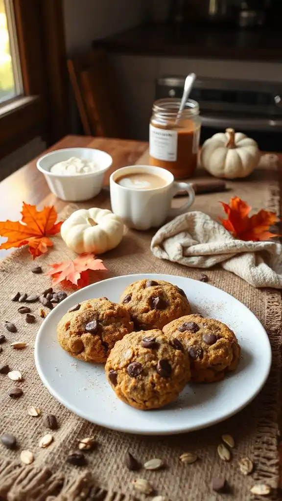 healthy pumpkin oatmeal cookies healthy pumpkin oatmeal cookies