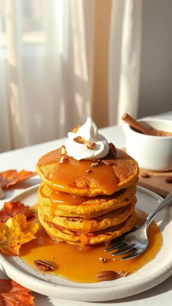 healthy pumpkin pancakes recipe