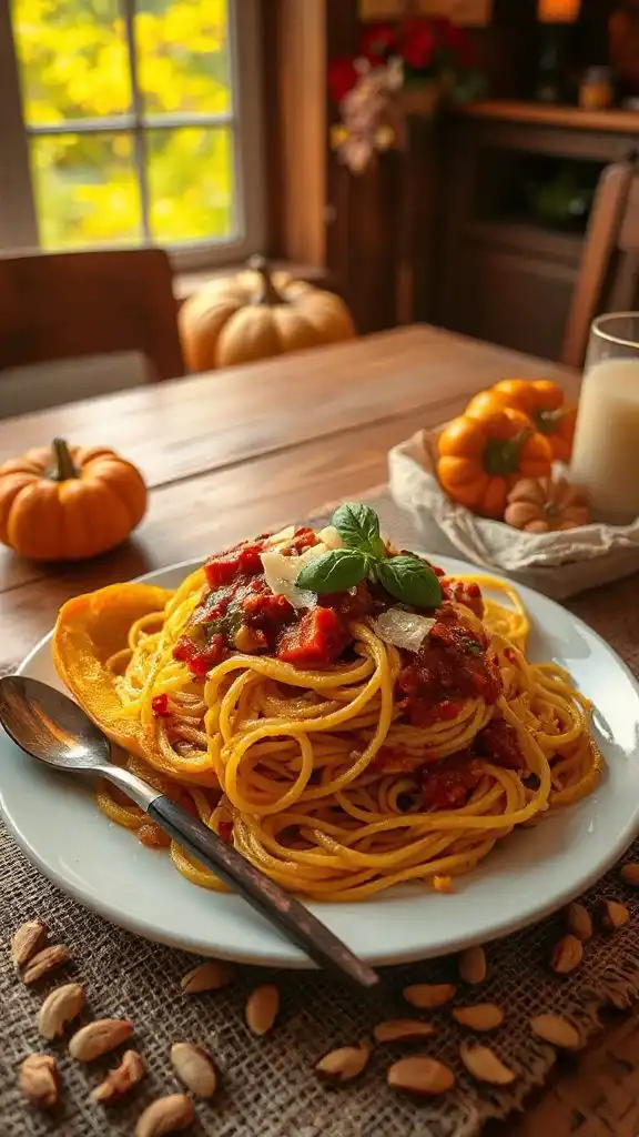 healthy spaghetti squash bolognese