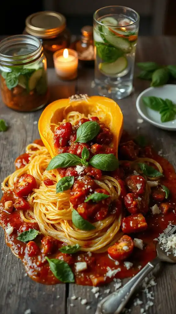 healthy spaghetti squash marinara