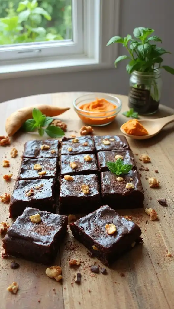 healthy sweet potato brownies healthy sweet potato brownies