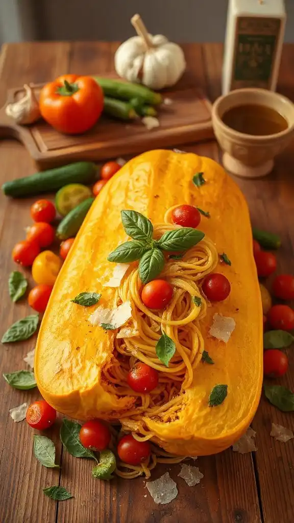 healthy vegetable pasta dish