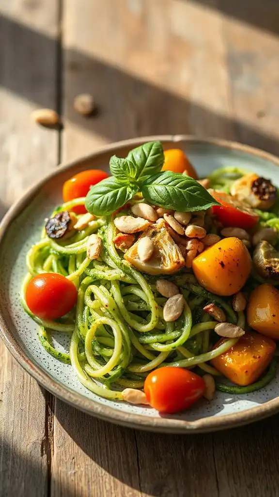 healthy zucchini noodles delight