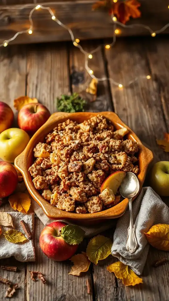 heartwarming autumn apple dessert