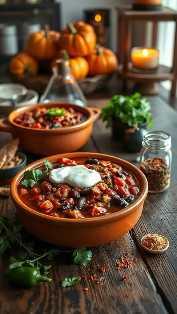 hearty and nutritious chili