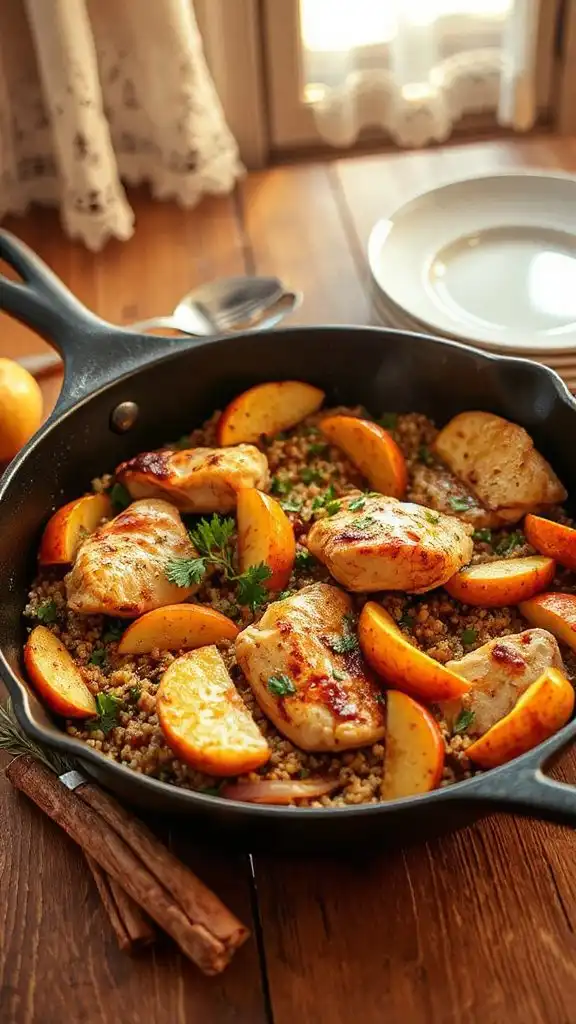 hearty apple cider chicken