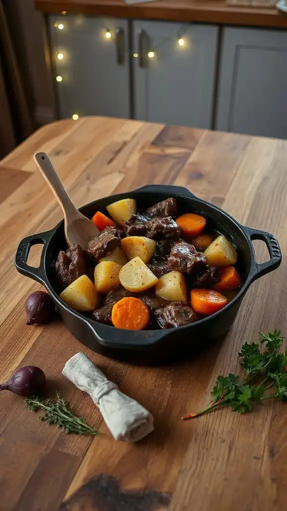 hearty autumn beef stew
