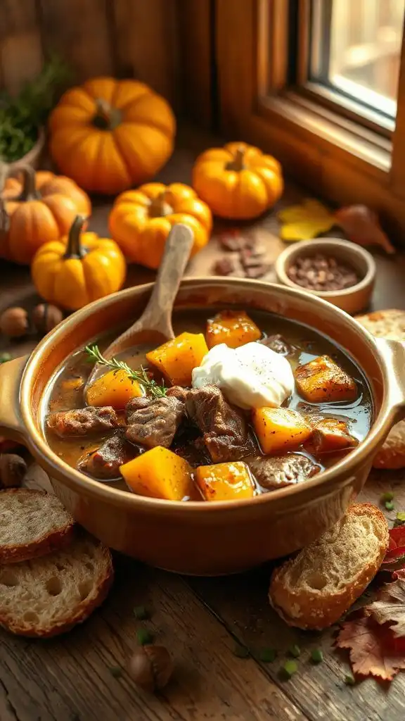 hearty autumn beef stew