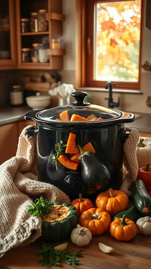 hearty autumn crockpot medley