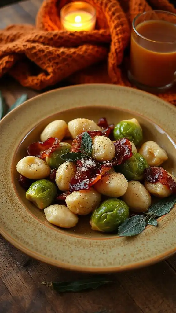 hearty autumn gnocchi dish