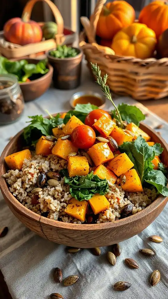 hearty autumn grain bowl hearty autumn grain bowl