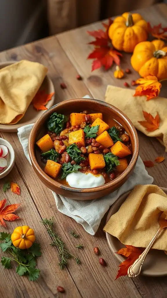 hearty autumn lentil stew